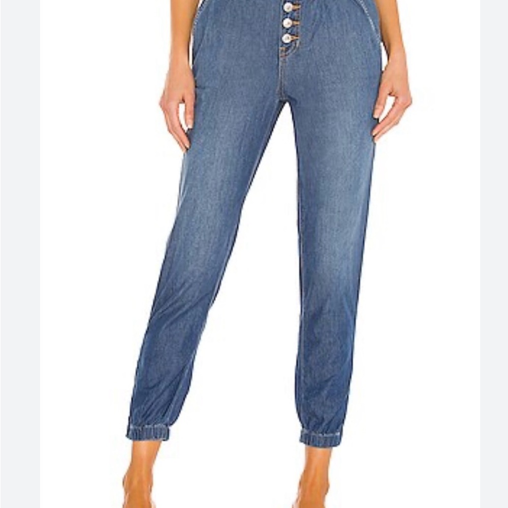 Veronica Beard Tedi high rise jeans in blue